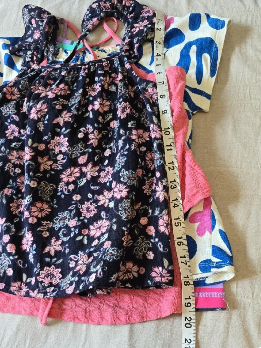 Summer Girls Tops (4) Fits Approx Size 12 - See Detail Sizing and Measurements